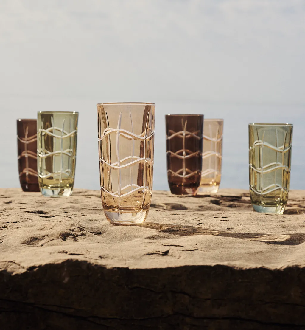 Set Of Six Cocktail Glasses