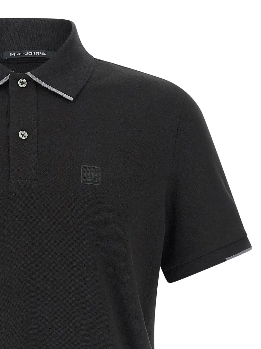 C.P. Company Logo Patch Polo Shirt