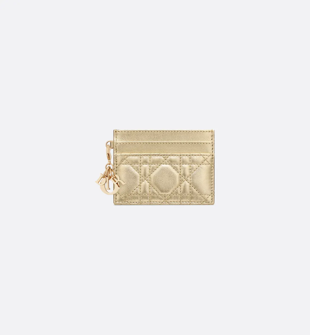 Lady Dior Freesia Card Holder