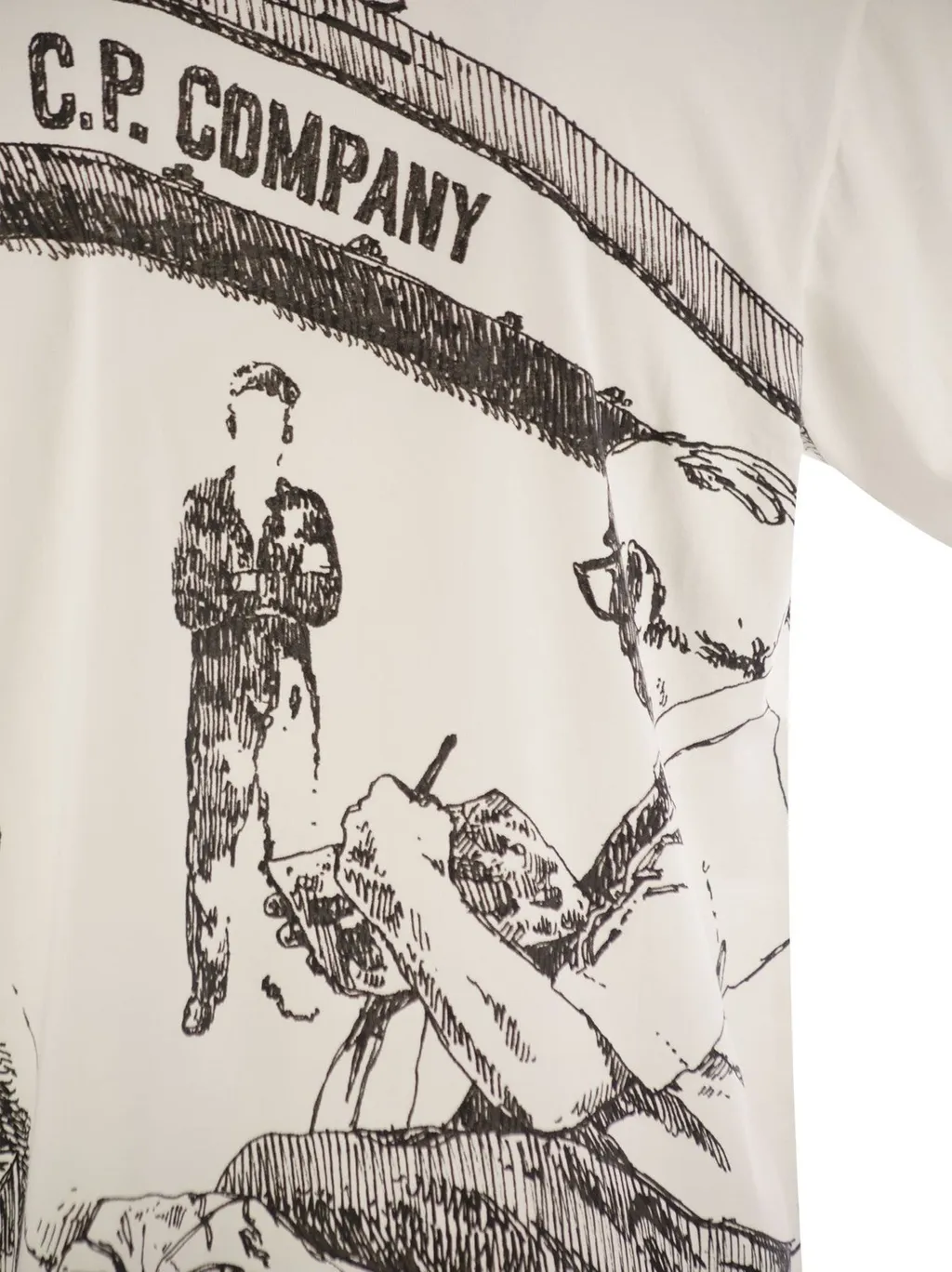 C.P. Company Printed Logo T-Shirt