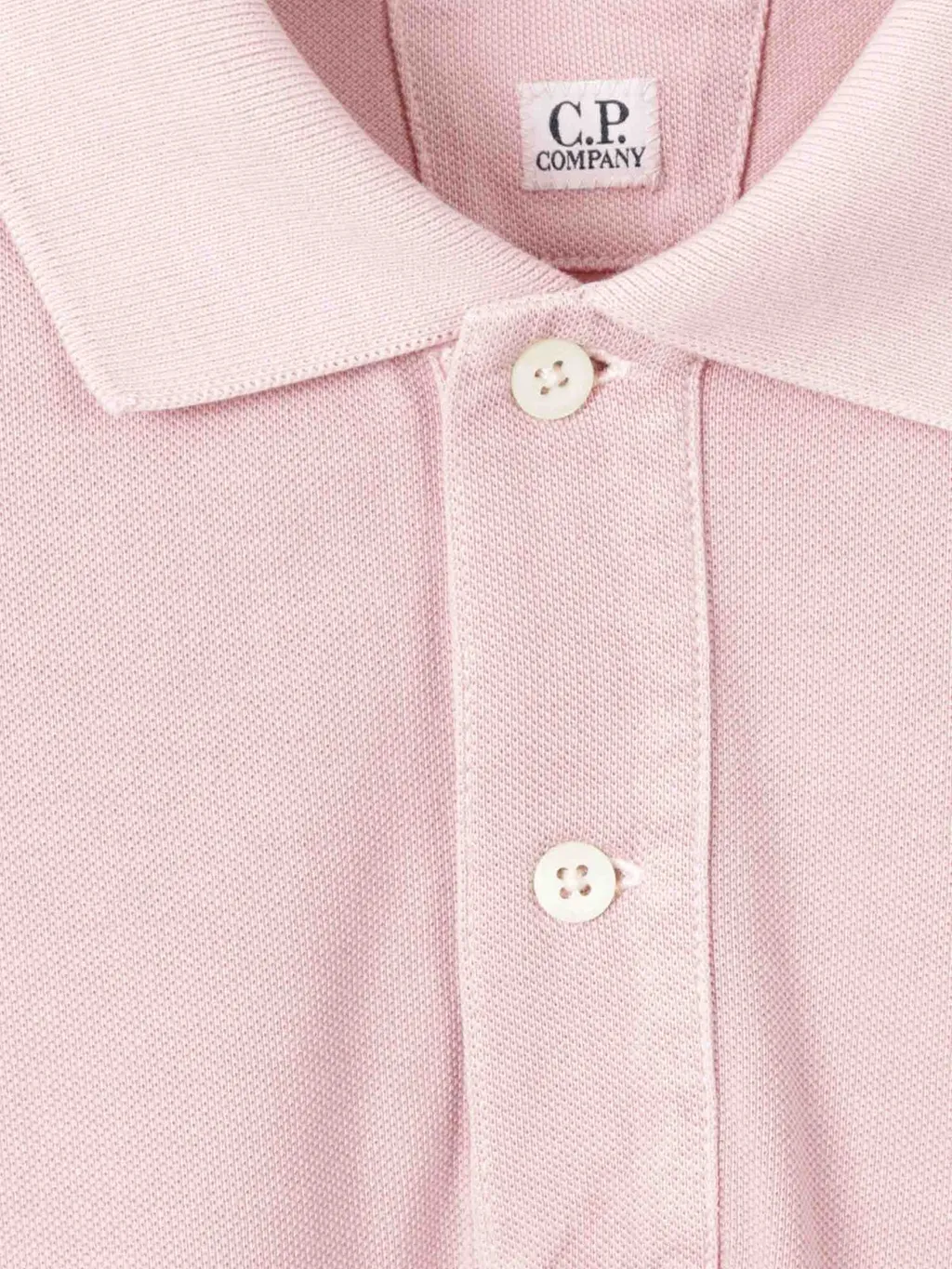 C.P. Company Logo Embroidered Polo Shirt