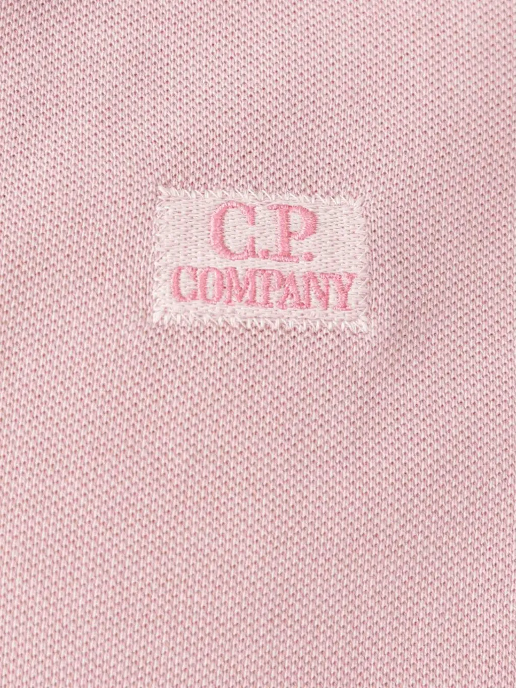 C.P. Company Logo Embroidered Polo Shirt