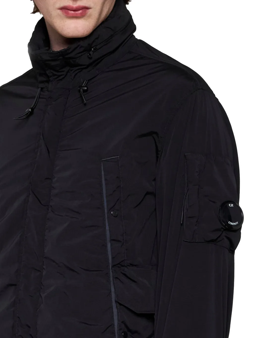 C.P. Company Lens-Detail Funnel Neck Jacket