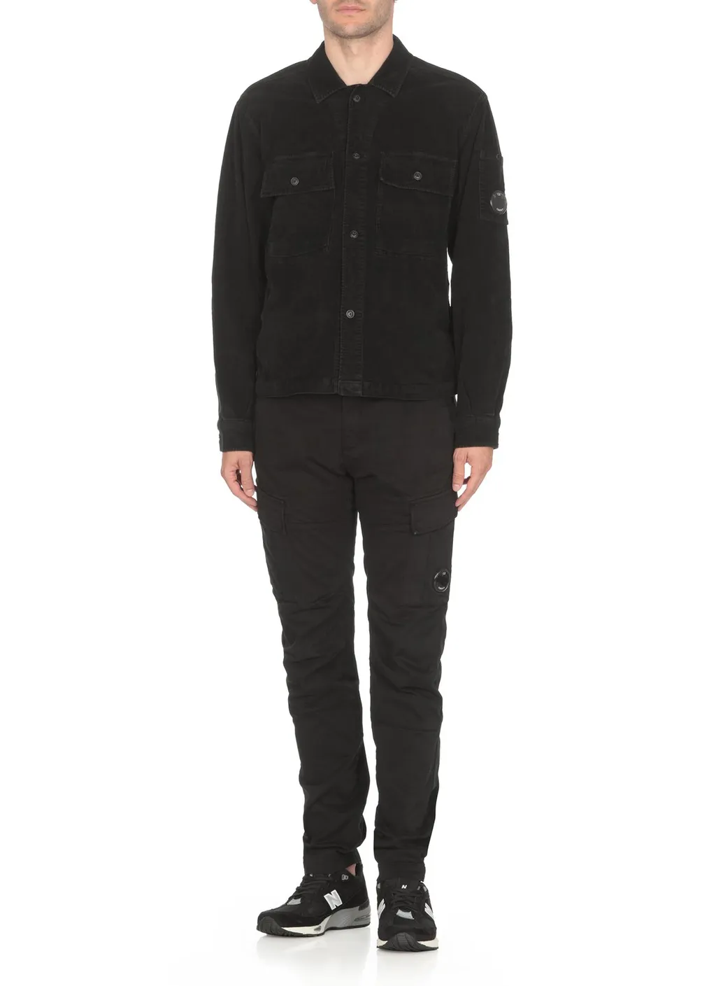C.P. Company Lens Detailed Corduroy Overshirt