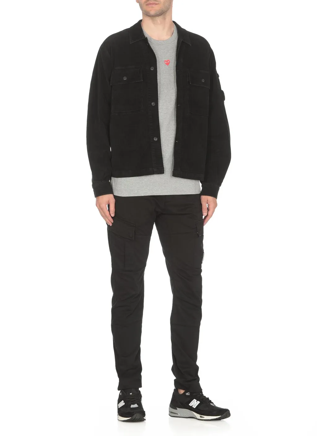 C.P. Company Lens Detailed Corduroy Overshirt