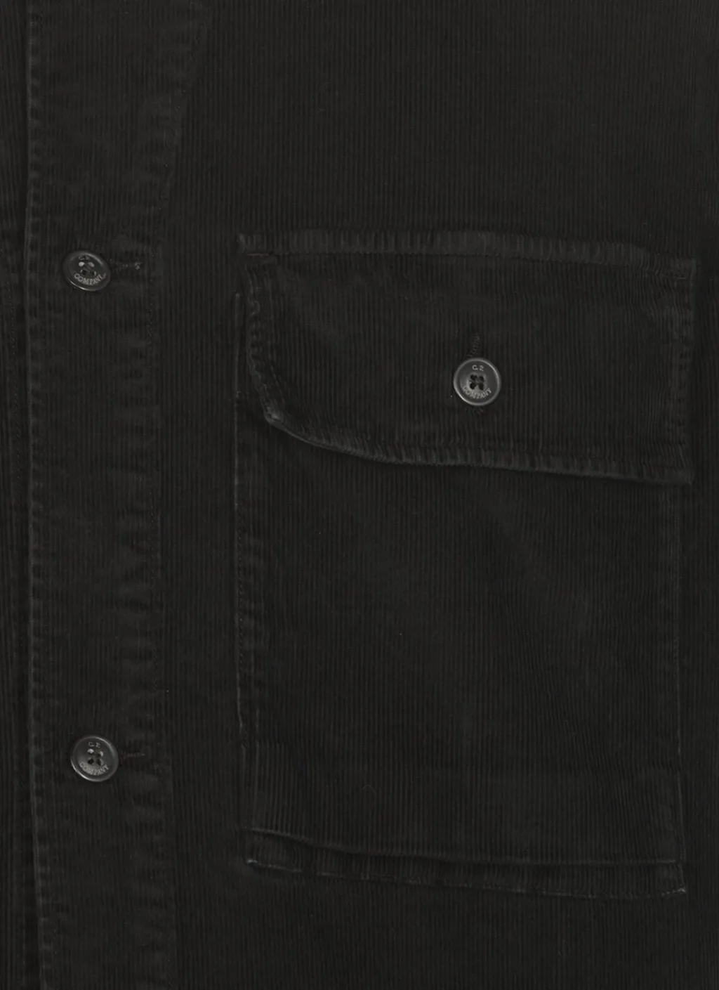 C.P. Company Lens Detailed Corduroy Overshirt