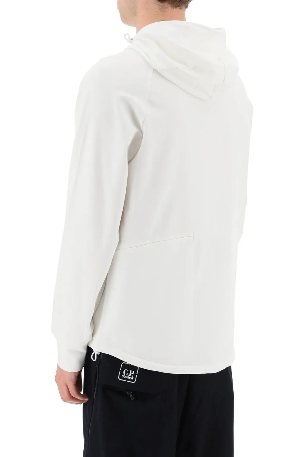 C.P. Company Logo Patch High Neck Hoodie