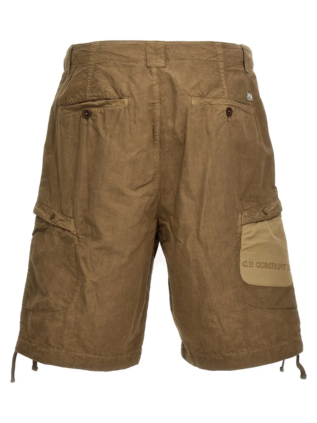 C.P. Company Logo Patch Bermuda Shorts