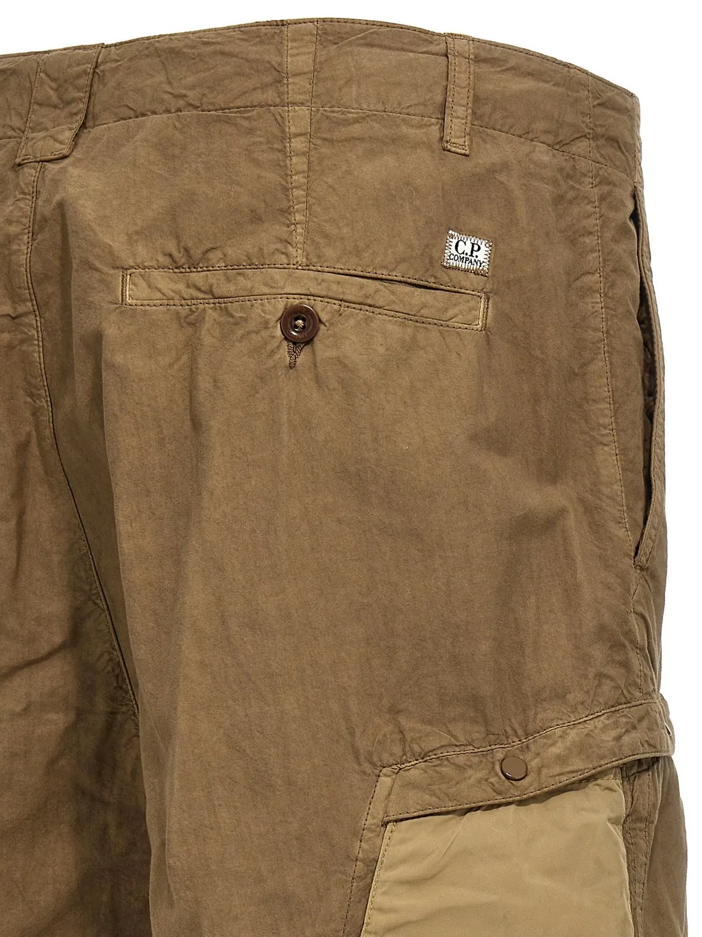 C.P. Company Logo Patch Bermuda Shorts