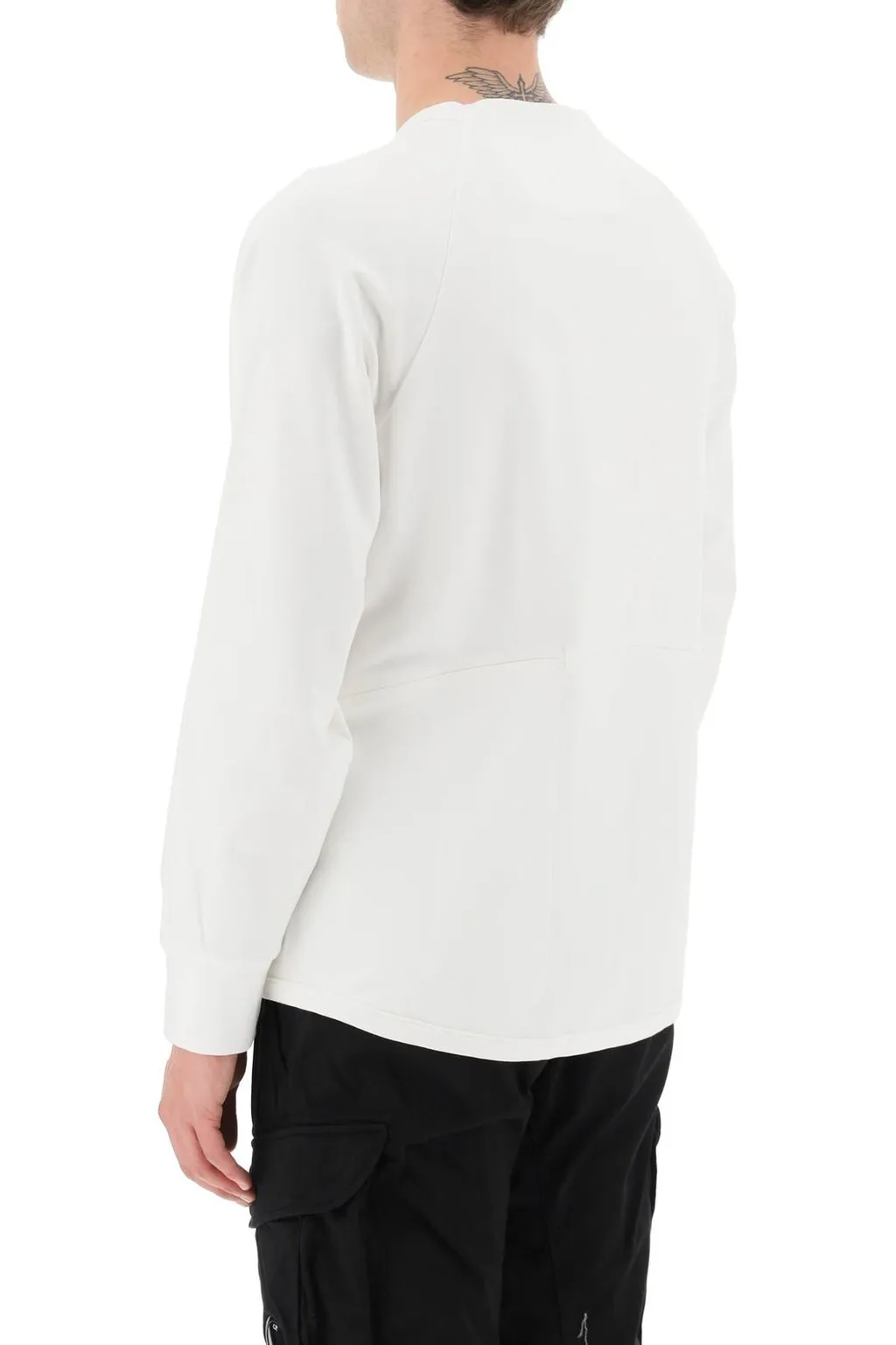 C.P. Company Logo-Patch Crewneck Sweatshirt