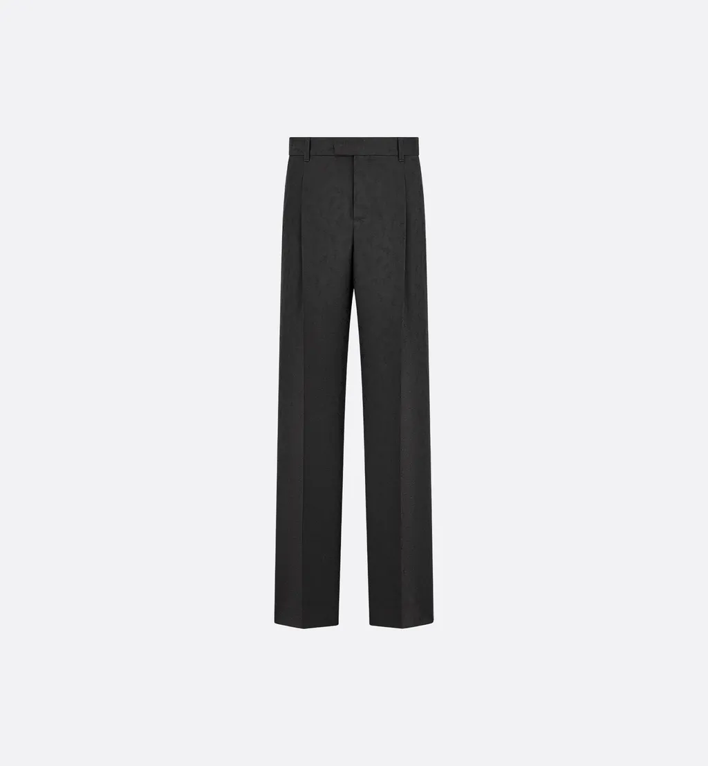 Loose-Fit Pants With Jacquard Lily Of The Valley