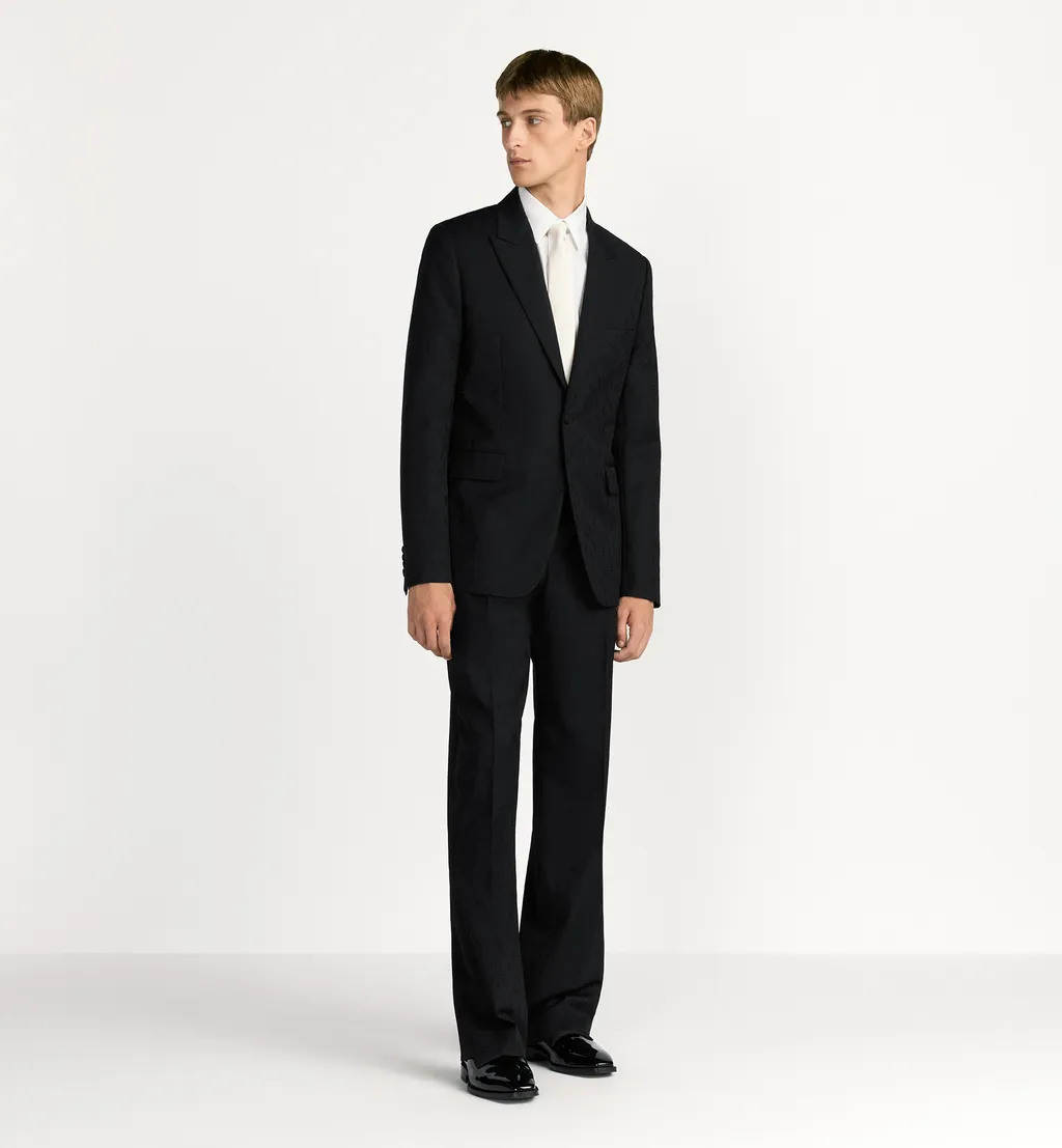 Loose-Fit Pants With Jacquard Lily Of The Valley
