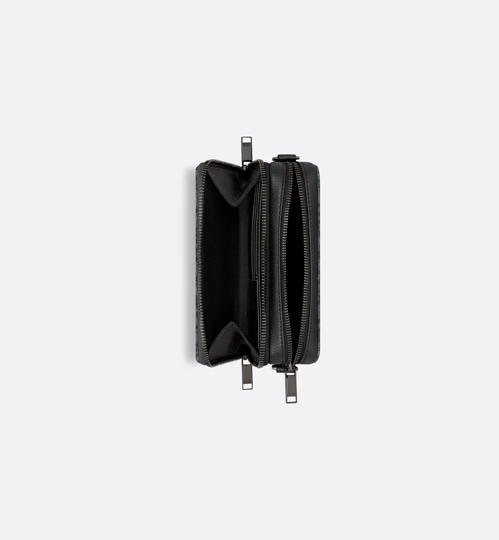 Zipped Pouch With Strap