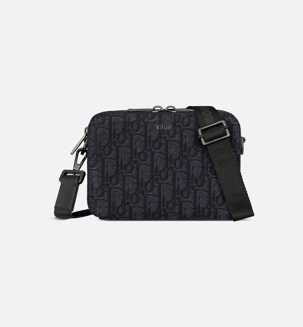 Zipped Pouch With Strap