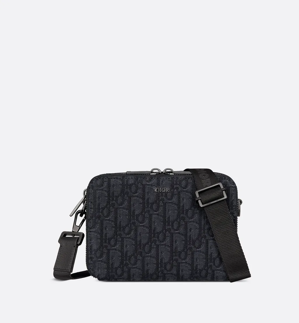 Zipped Pouch With Strap