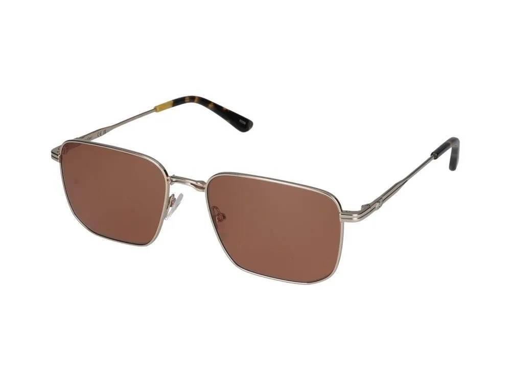 Calvin Klein Navigator-Frame Logo-Engraved Sunglasses