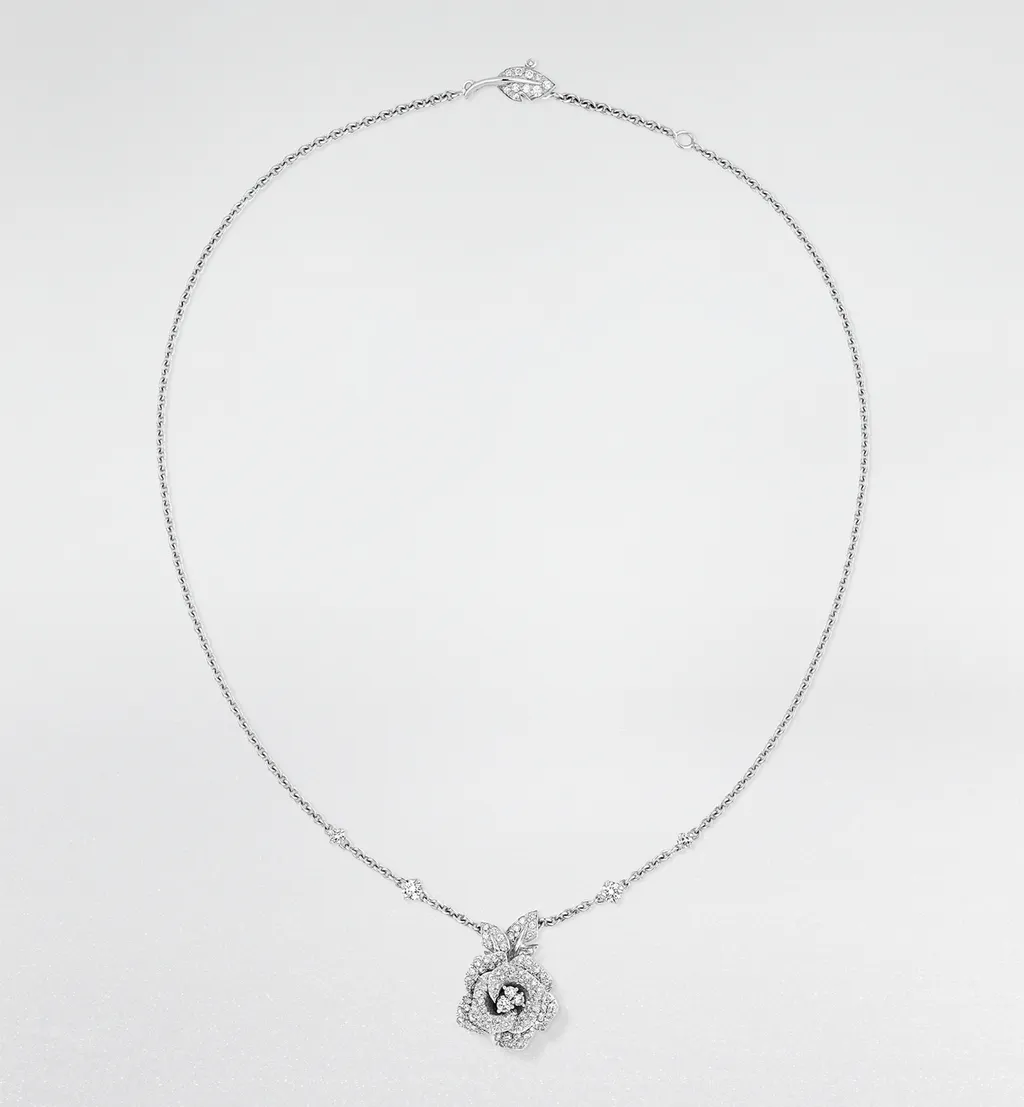 Medium Rose Dior Bagatelle Necklace
