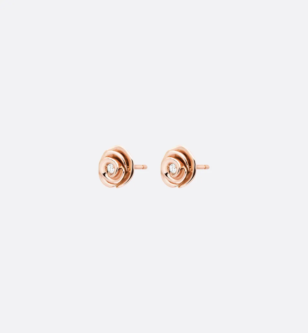 Small Rose Dior Couture Earrings
