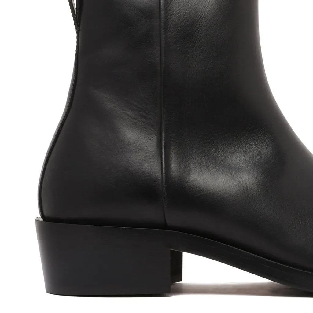 Calvin Klein Zip-Up Ankle Boots