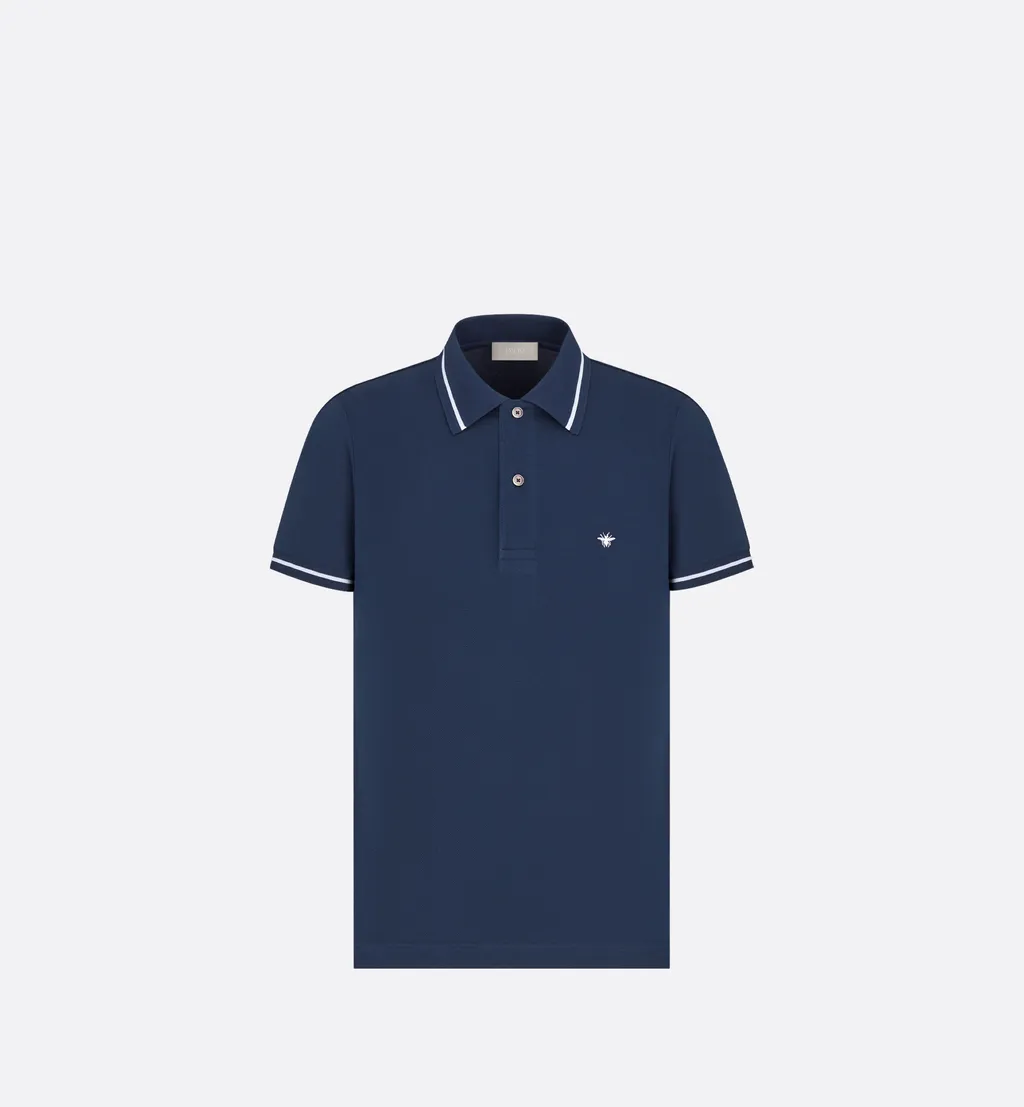 Polo Shirt With Bee Embroidery