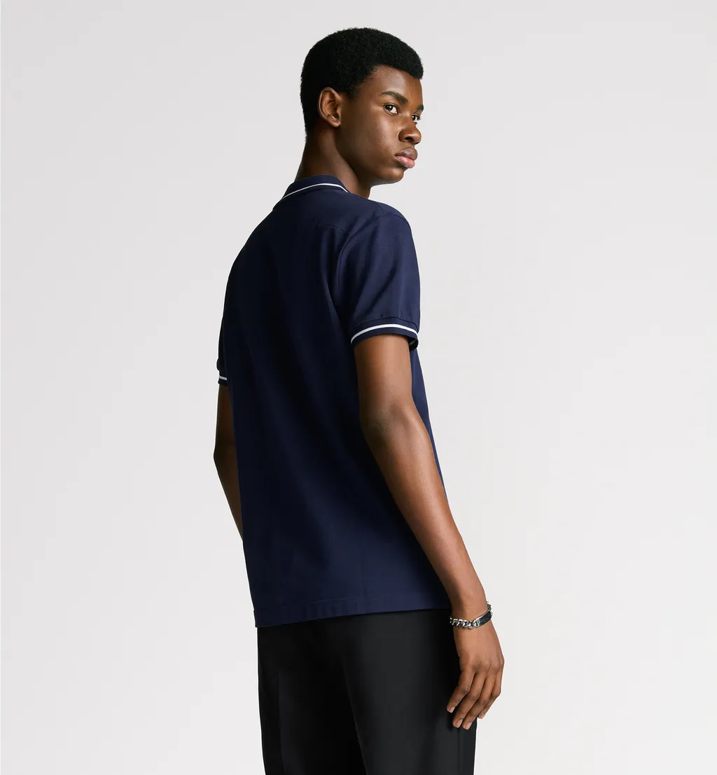 Polo Shirt With Bee Embroidery