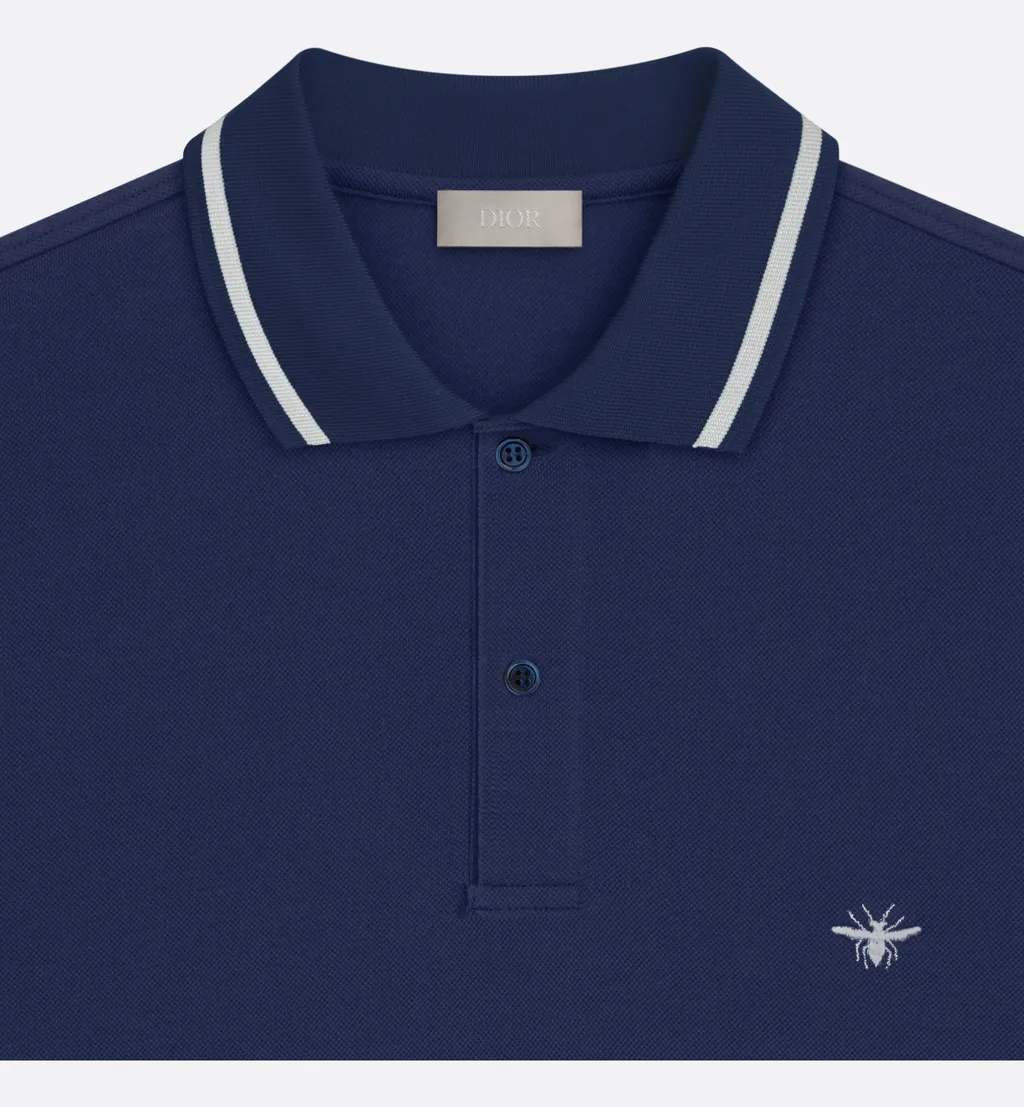 Polo Shirt With Bee Embroidery