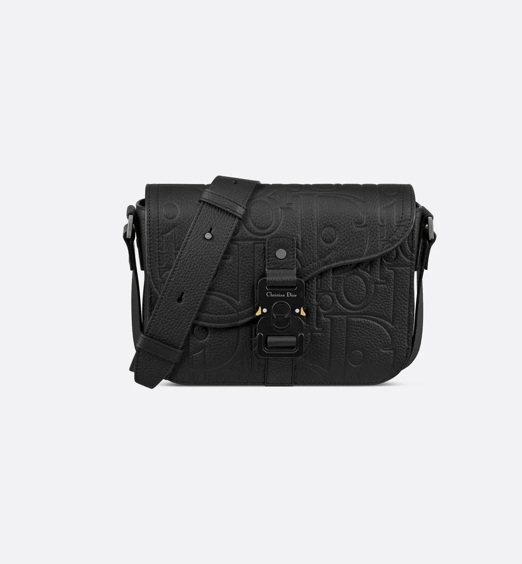 Small Saddle Messenger Bag With Flap
