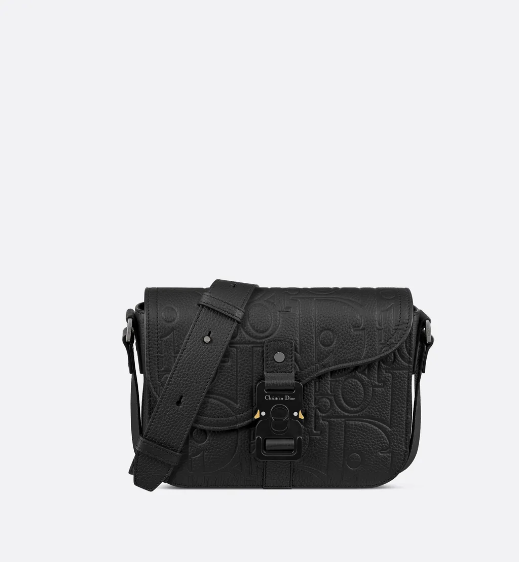 Small Saddle Messenger Bag With Flap