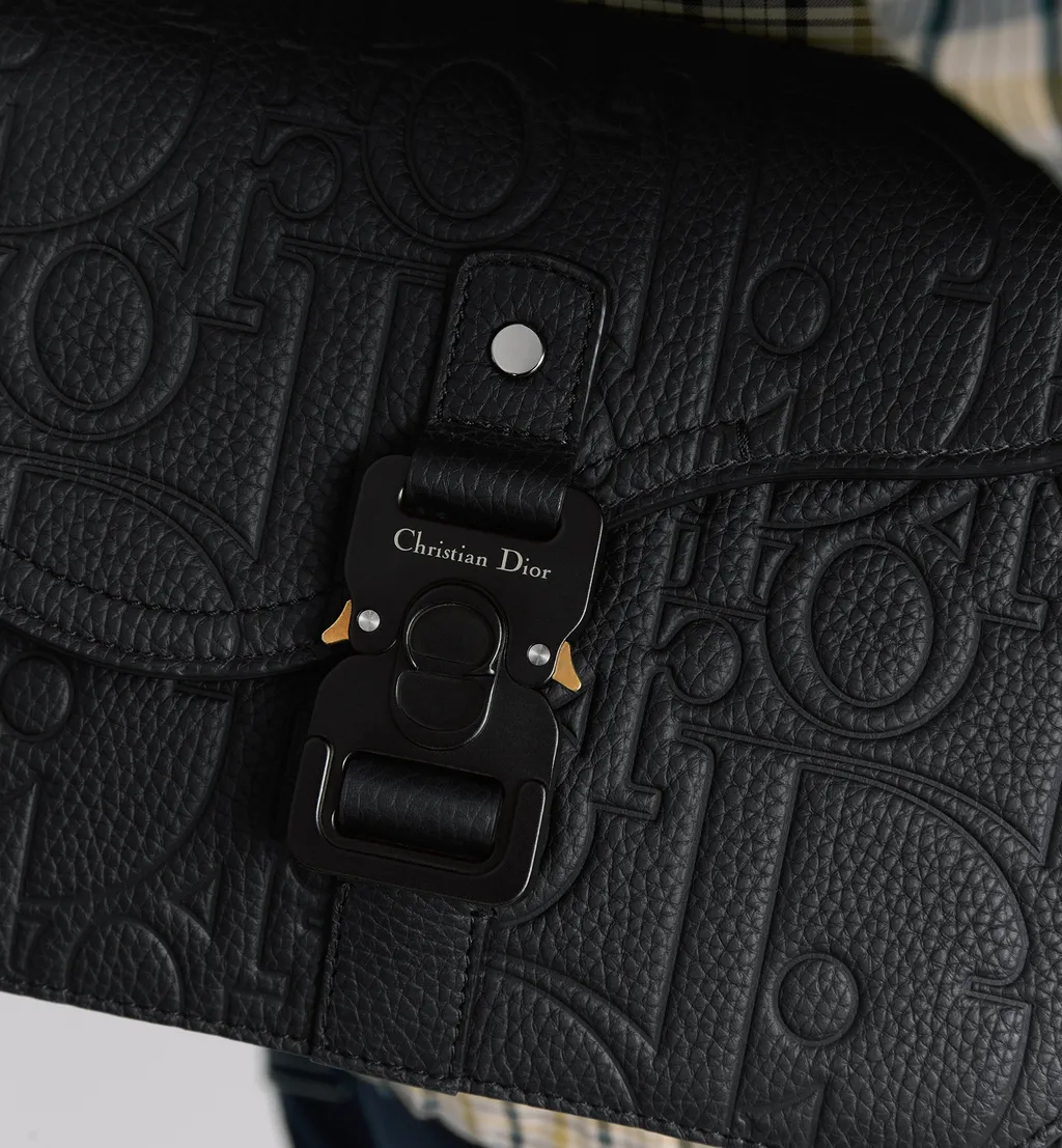 Small Saddle Messenger Bag With Flap