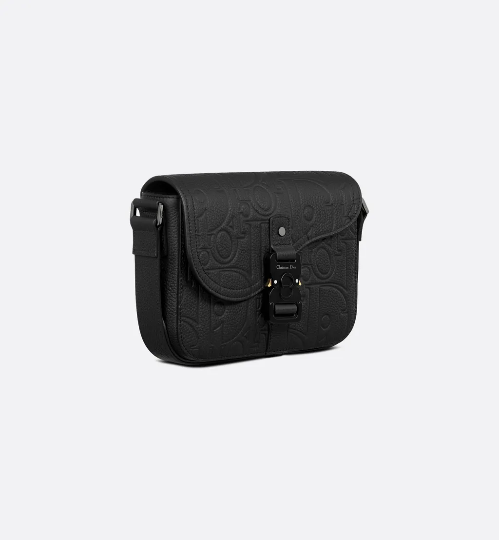 Small Saddle Messenger Bag With Flap