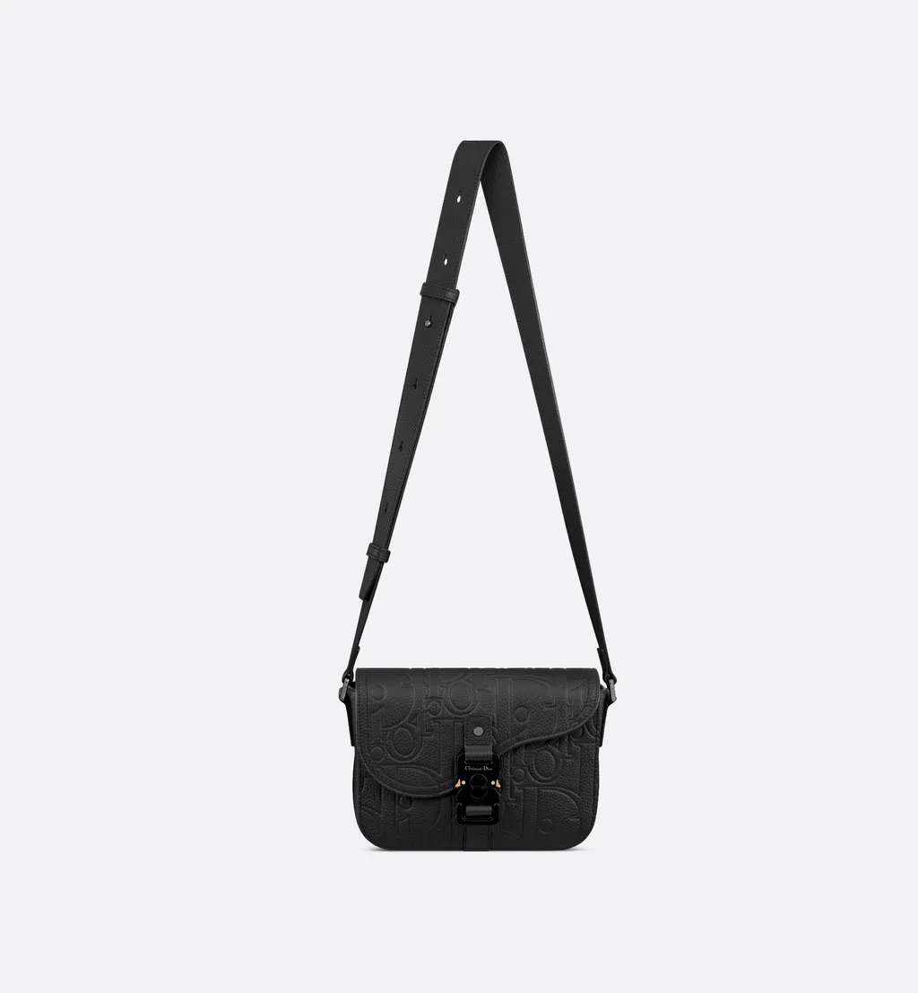 Small Saddle Messenger Bag With Flap