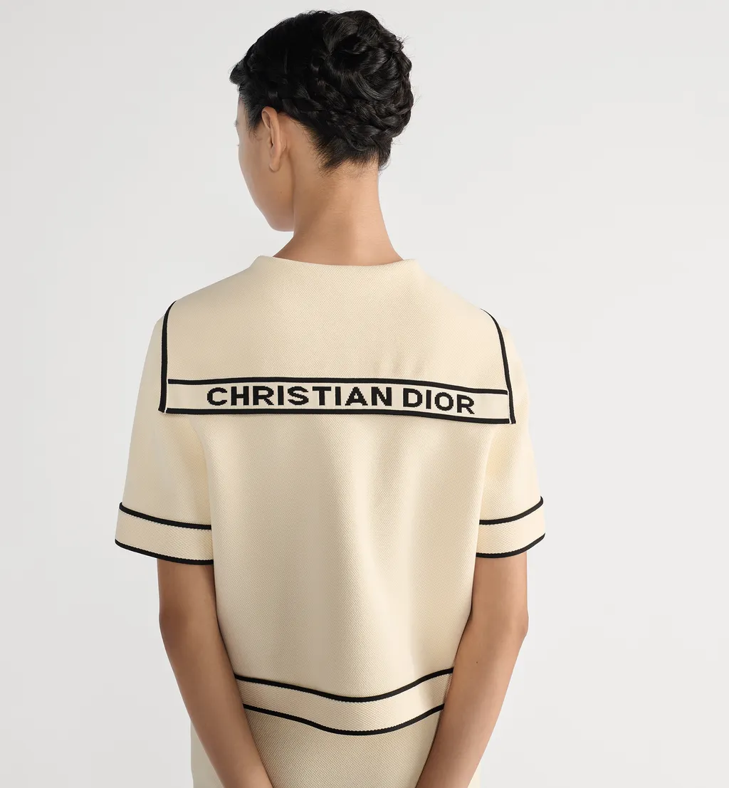 Short-Sleeved Jacket With Sailor Collar
