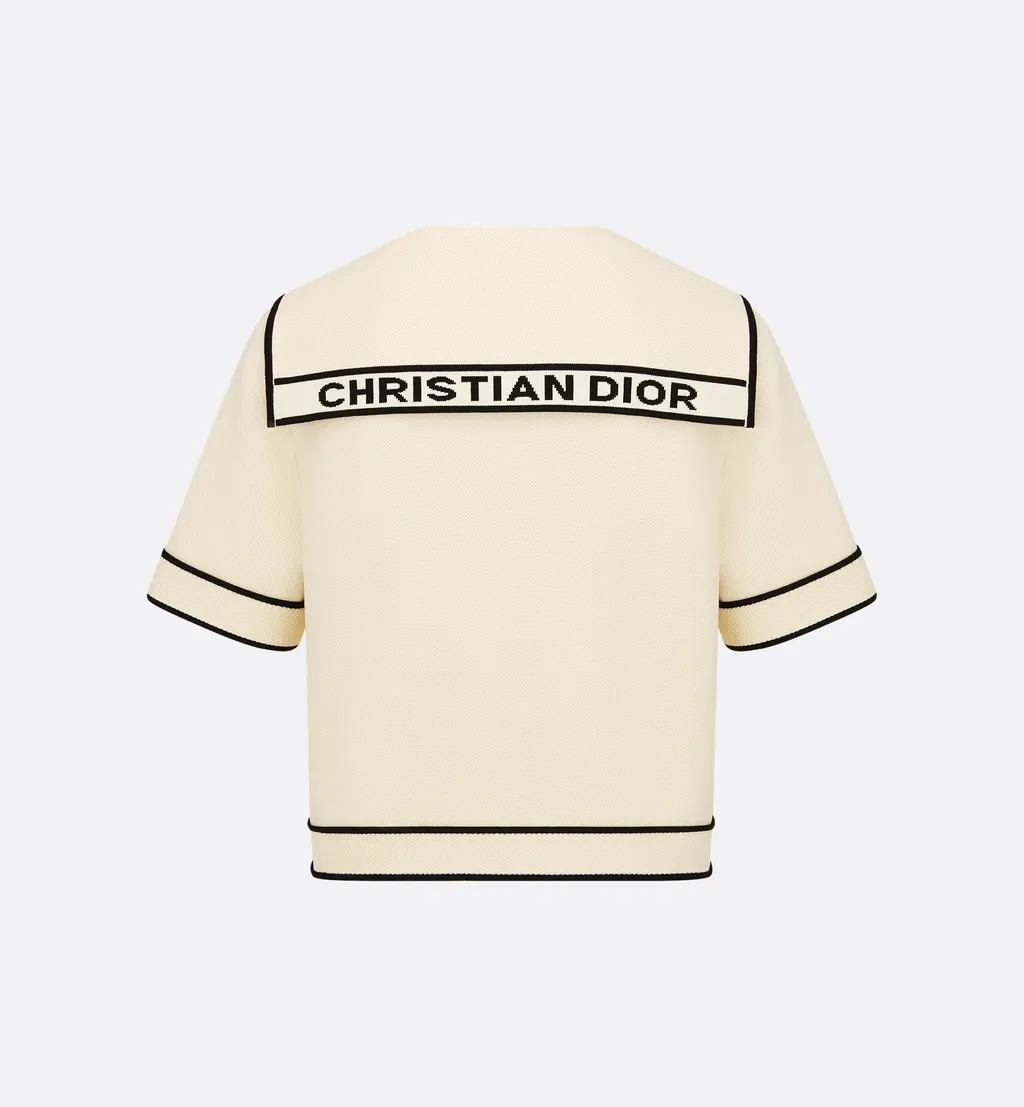 Short-Sleeved Jacket With Sailor Collar