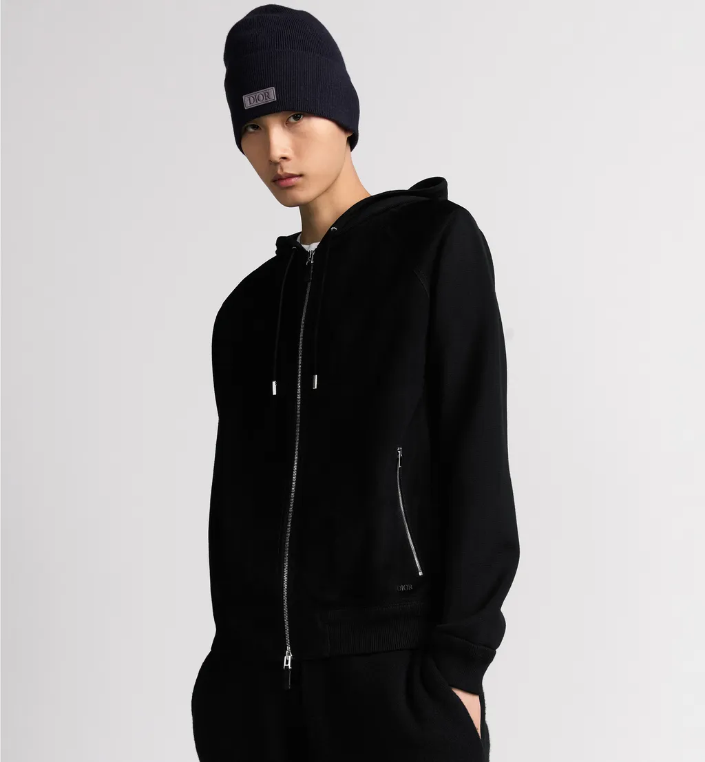 Dior Icons Zipped Hooded Sweatshirt