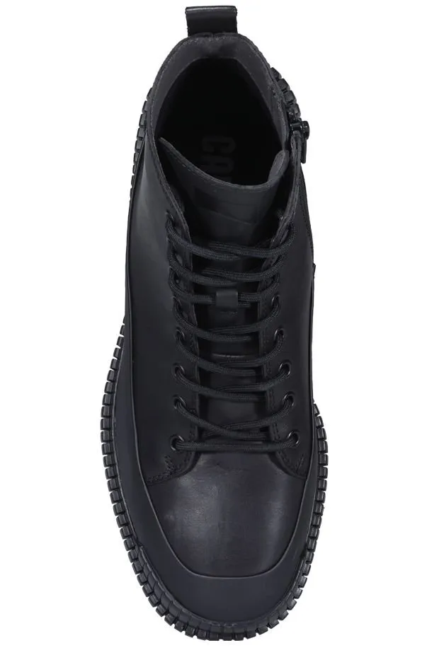 Camper Pix Round Toe Lace-Up Boots