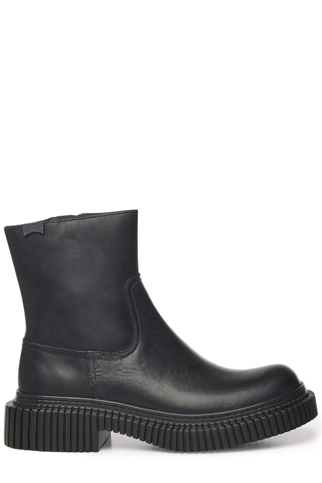 Camper Exposed Stitching Boots