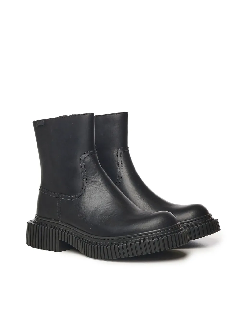 Camper Exposed Stitching Boots