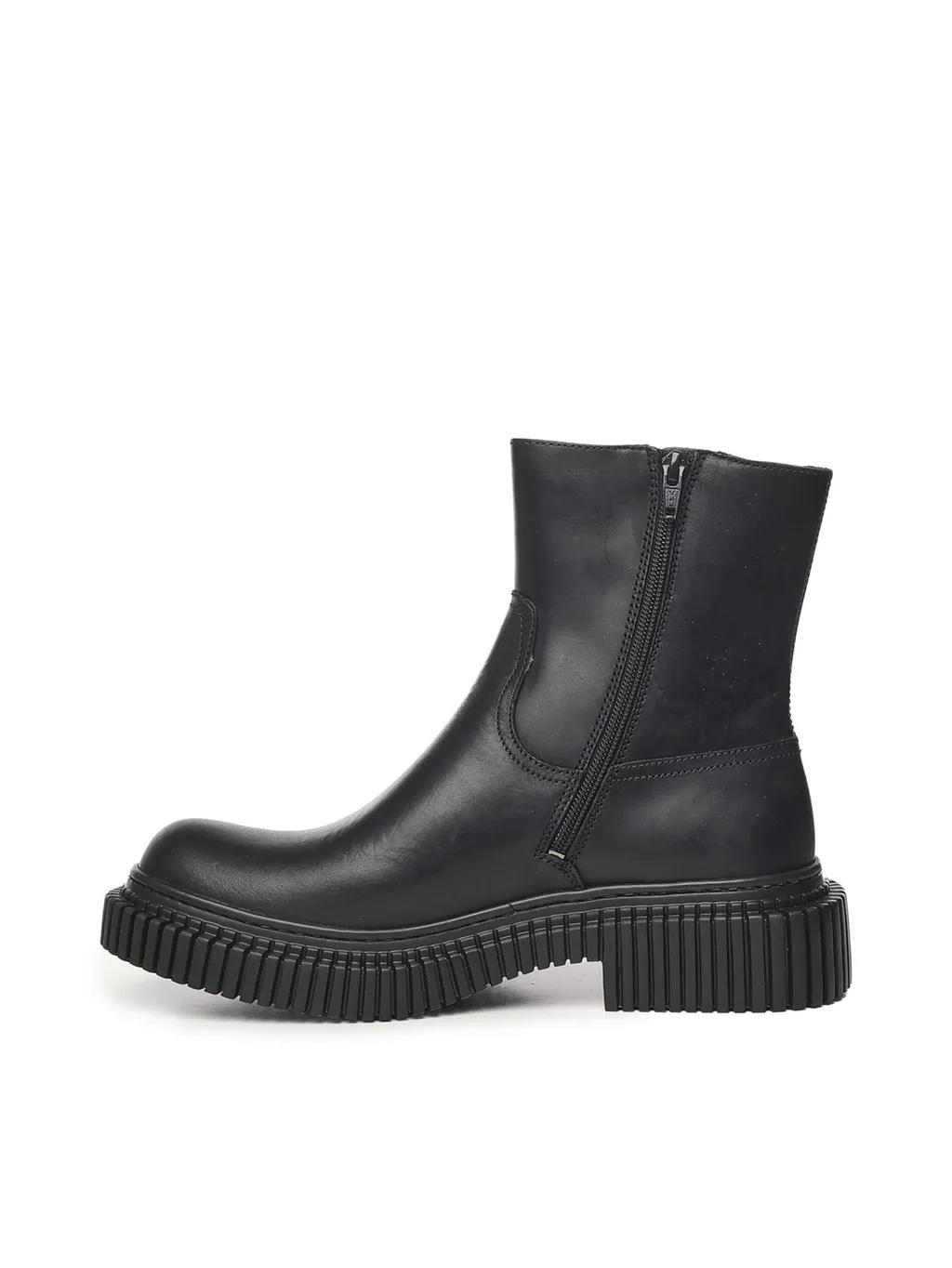 Camper Exposed Stitching Boots