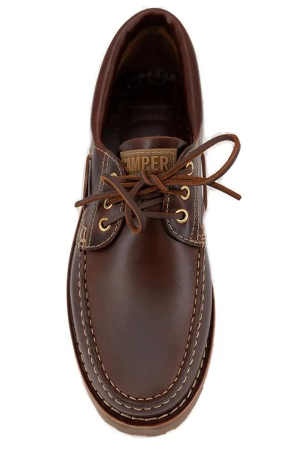 Camper Chunky-Sole Lace-Up Moccasins