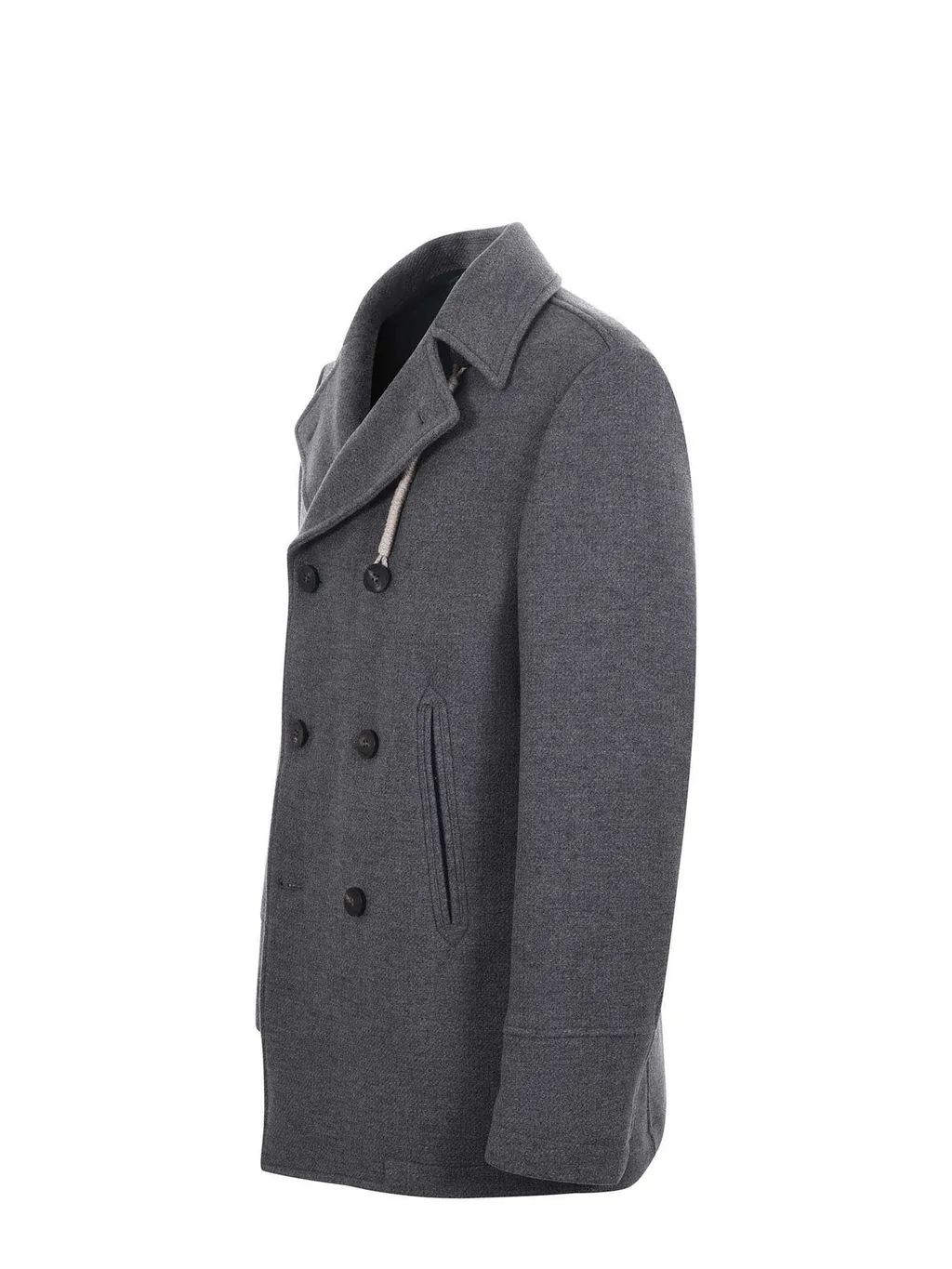 Camplin Island Wool Blend Peacoat