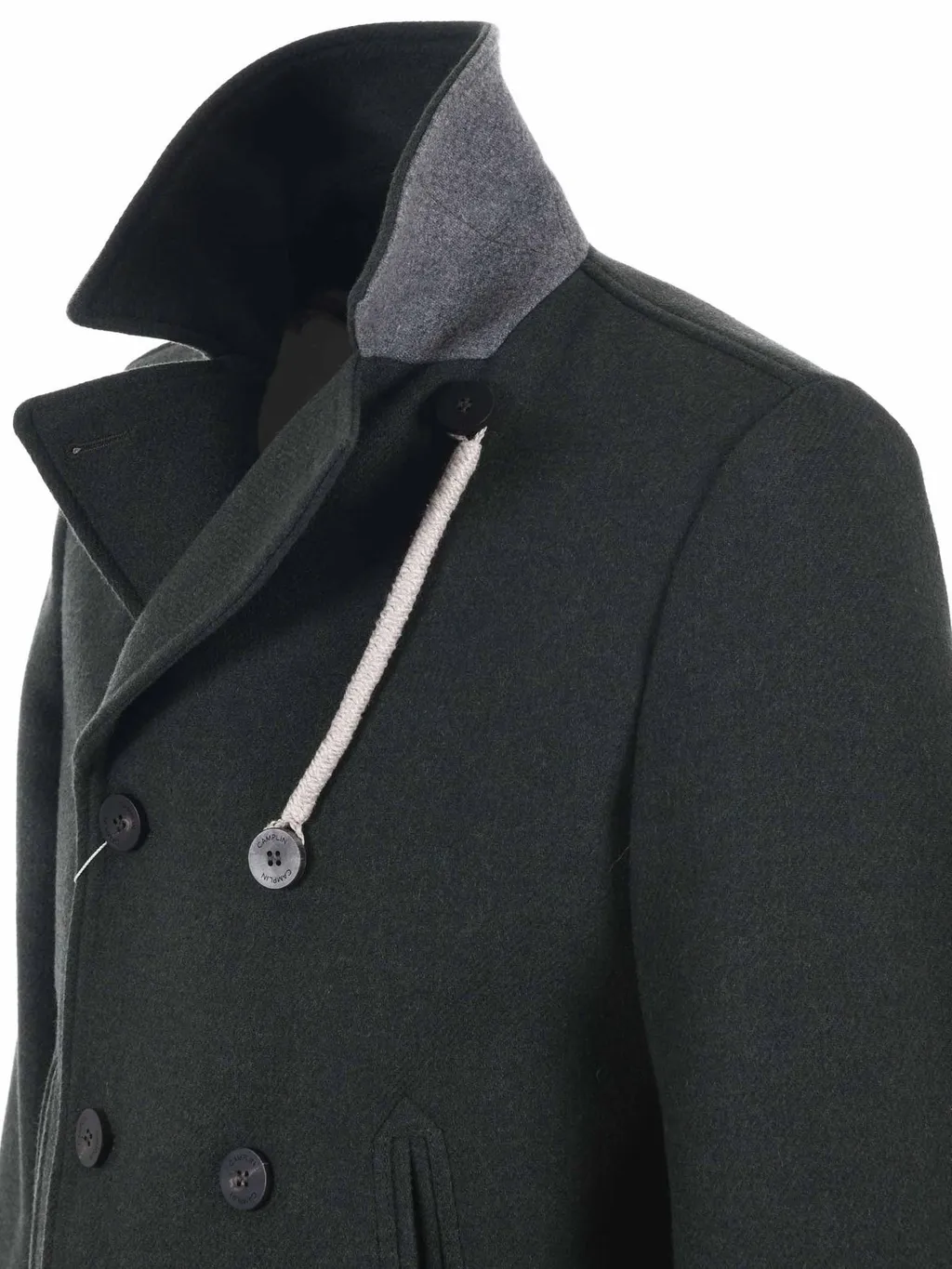 Camplin Double-Breasted Peacoat