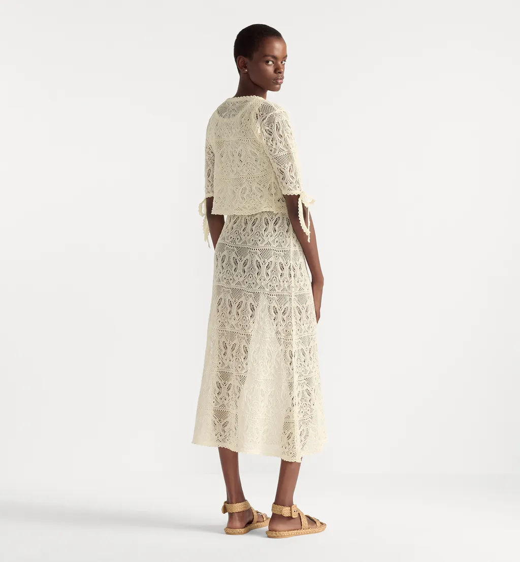 Dioriviera Mid-Length Flared Skirt