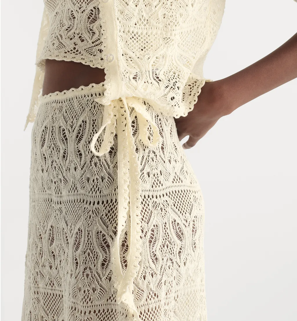 Dioriviera Mid-Length Flared Skirt