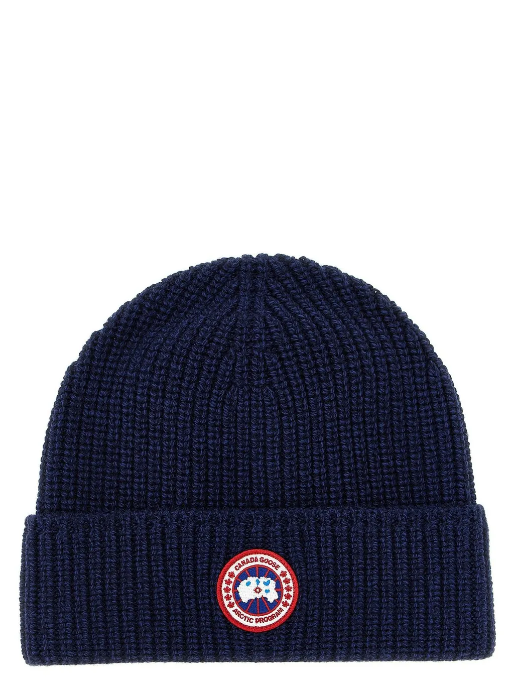 Canada Goose Logo Patch Knitted Beanie