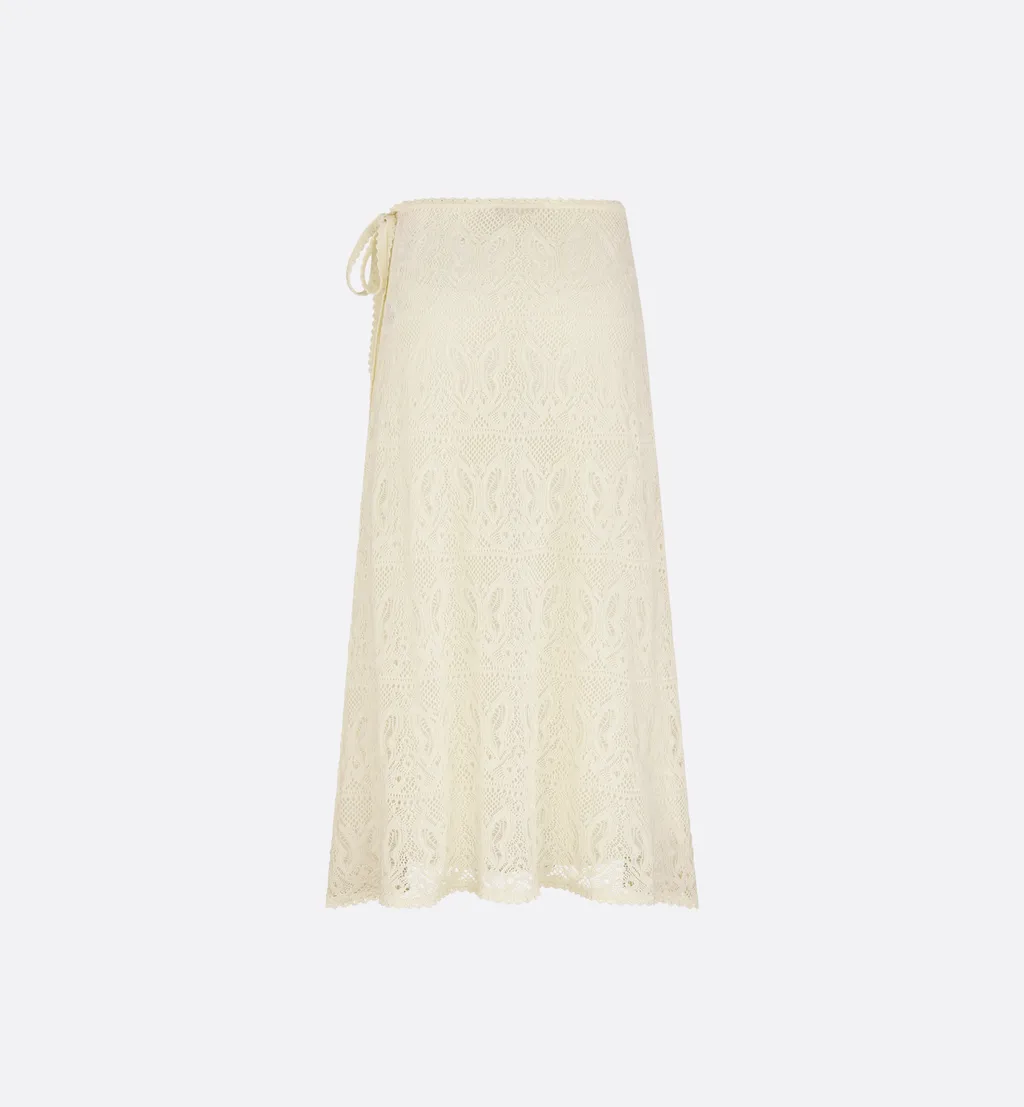 Dioriviera Mid-Length Flared Skirt