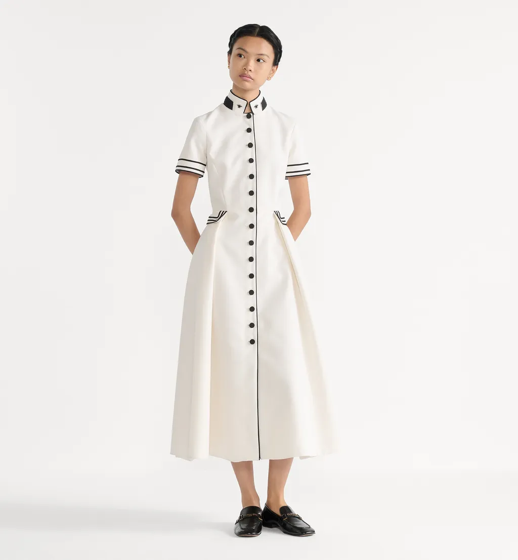 Mid-Length Belted Shirtdress
