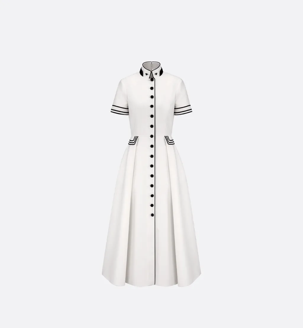 Mid-Length Belted Shirtdress