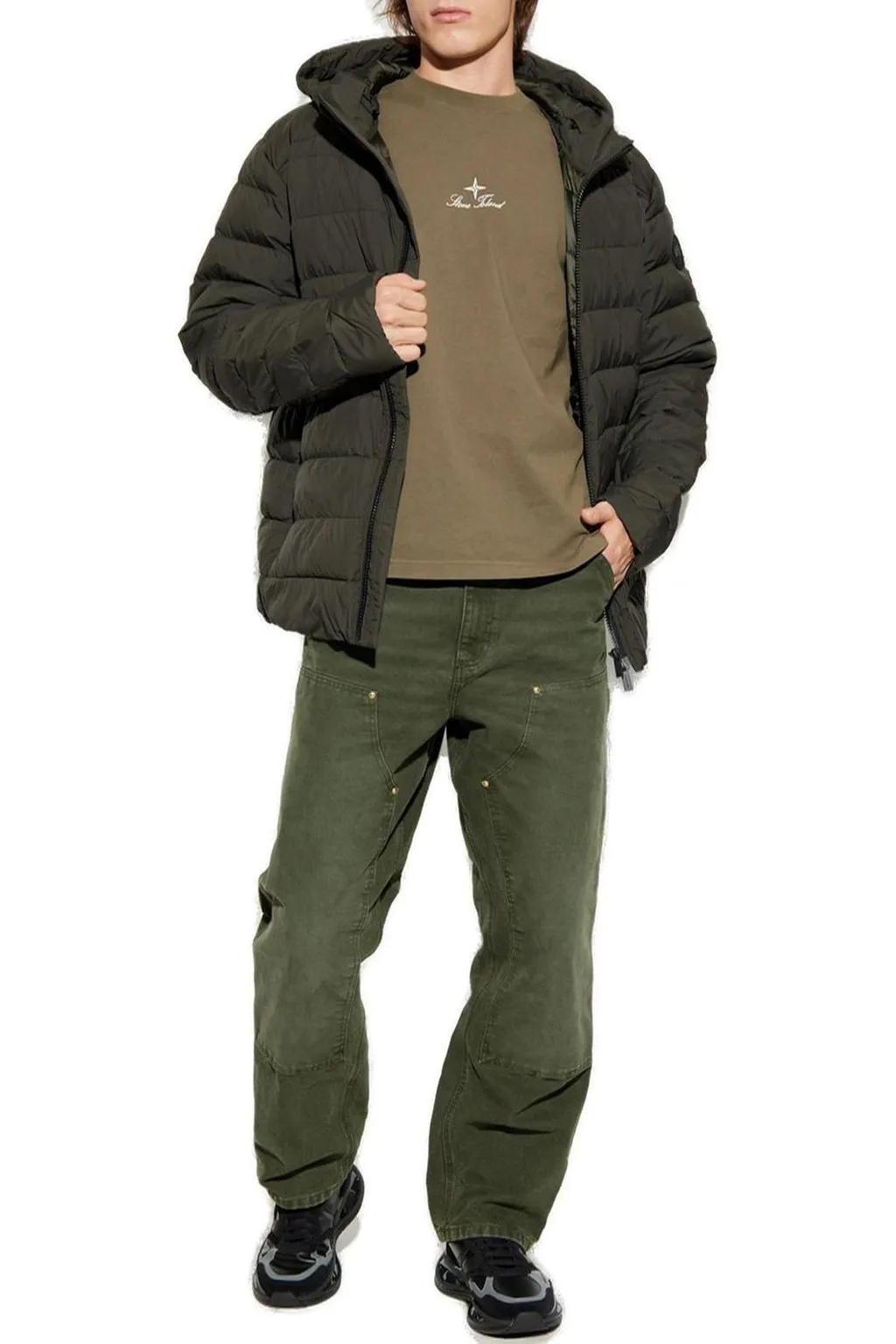 Canada Goose Crofton Logo Patch Puffer Jacket