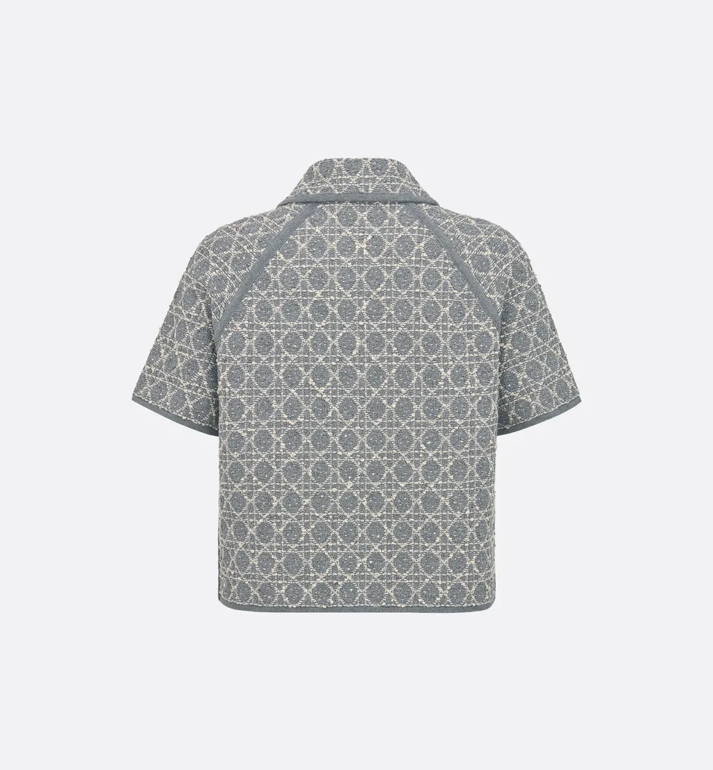 Macrocannage Short-Sleeved Jacket