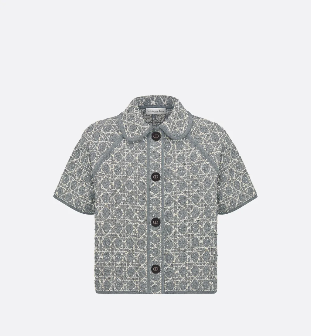 Macrocannage Short-Sleeved Jacket